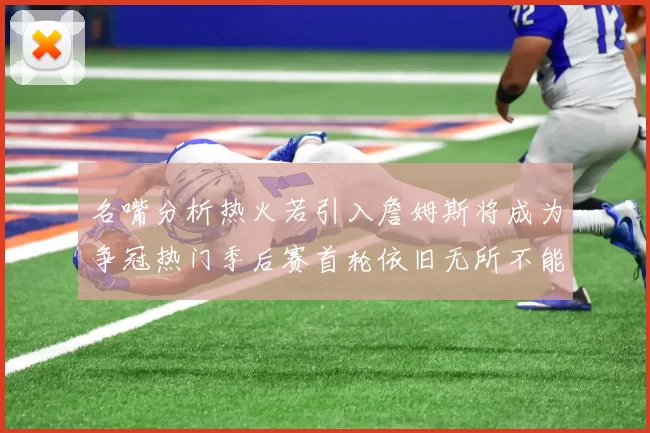 名嘴分析热火若引入詹姆斯将成为争冠热门季后赛首轮依旧无所不能