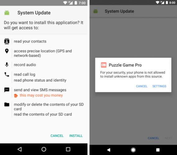 Cómo instalar APKs en Android 8