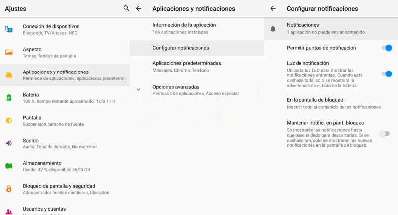 Cómo habilitar las notificaciones en Android 8