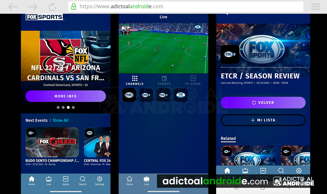 Instala Fox Sports Mx para ver fútbol gratis en Android