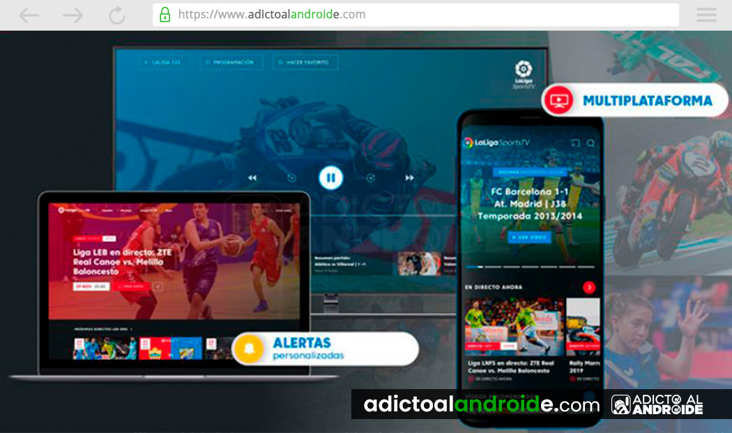 Instala LaLiga Sports TV para ver fútbol gratis en Android