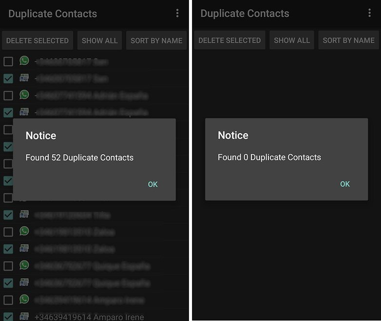 Eliminar Contactos Duplicados en Android