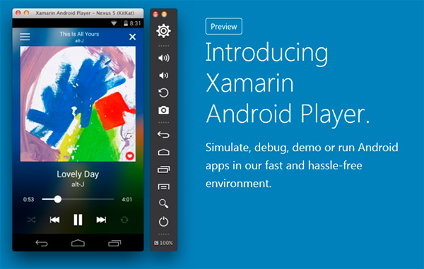 Xamarin Android Player - Emuladores Android para PC